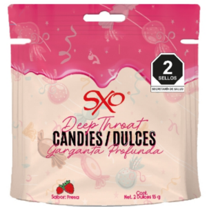 Dulces para practicar Garganta Profunda Sabor Fresa 🍬🍓 💋 Deep Throat Candies