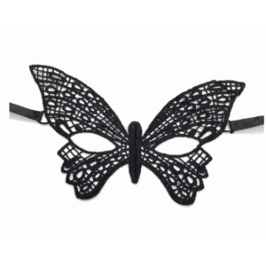 Máscara de encaje mariposa negra 🦋 – Sensual y elegante