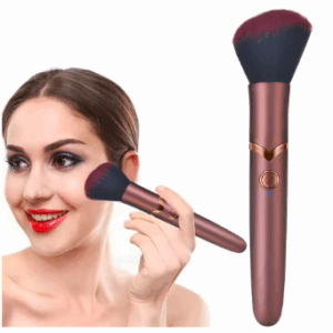 Brocha vibradora recargable USB – Placer discreto en tu cosmetiquera 💄✨