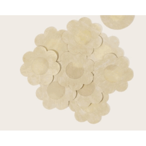 Cubre pezones adhesivos flor – Discreción y confort 🌸 ✨ 10 pz (5 pares)