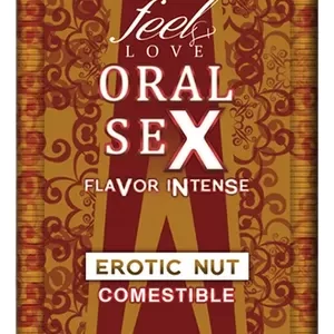 Lubricante Comestible Sabor Nuez Erótica – Placer Oral con Sabor Intenso