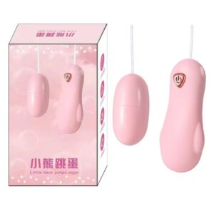 Vibrador Tipo Huevo con Cable – Rosa | Estimulación Suave y Precisa 💗✨