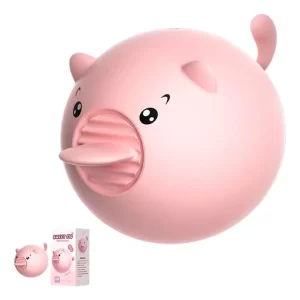 Vibrador de Lengua Cerdito 🐷💗 | 10 modos de lamidos suaves y deliciosos