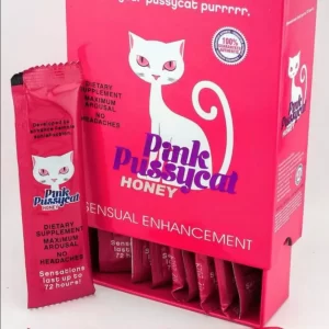 Pink Pussycat Honey – Miel Afrodisíaca Femenina de Sensualidad Prolongada - un sobre