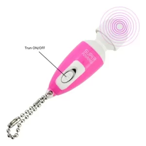 Mini masajeador vibrador compacto con llavero 💗✨