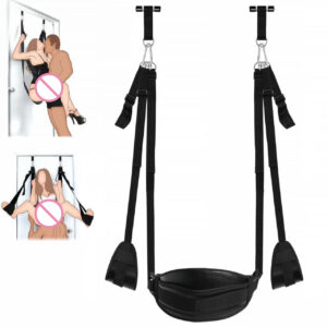 Columpio sexual para puerta con correas ajustables y soporte acolchado