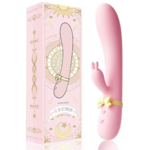 Vibrador Conejo con Calentamiento y Estimulador de Clítoris 🐰 Vibrador Recargable