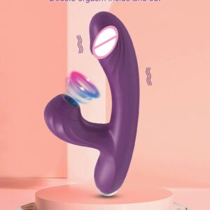 Vibrador Conejo con Succión de Clítoris, Calentamiento y 10 Modos de Vibración 🔥🐰