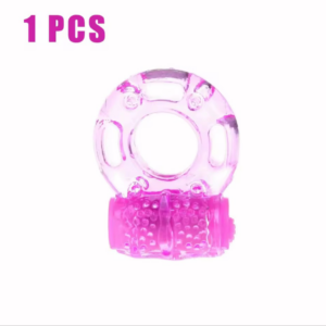 Anillo Vibrador con Estimulador de Clítoris Rosa 💗 Vibración para Parejas