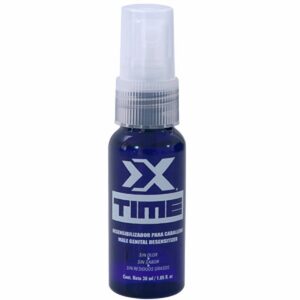 Spray retardante masculino X Time 💧 Mayor control y duración sin complicaciones
