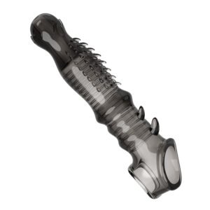Funda texturizada tipo dragón 🐉 con estimulación intensa y ajuste flexible