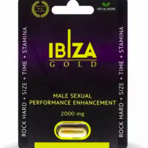 Cápsula estimulante para hombre Ibiza Gold 💛 Energía, resistencia y confianza