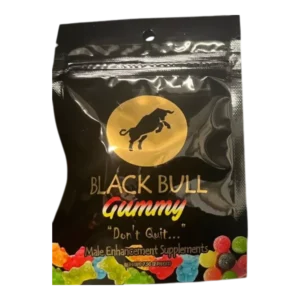 Gomitas estimulantes para hombre Black Bull Gummy 🐂 Energía y confianza en cada momento