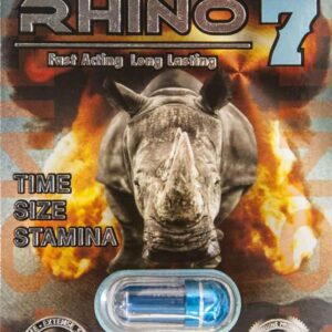 Rhino 7 Platinum 5000 ⚡ cápsula afrodisíaca para stamina y energía masculina